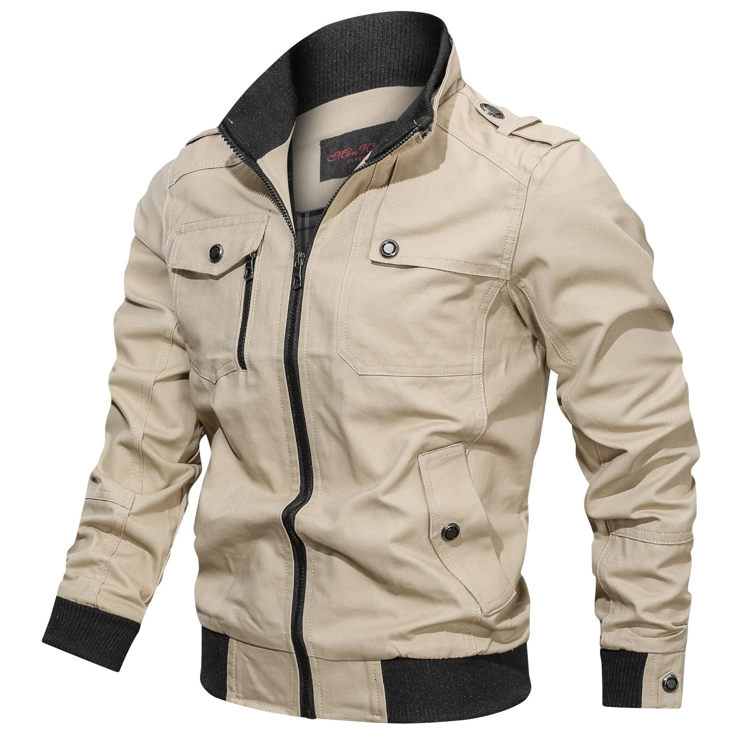 Men's Slim Fit High Collar Winter Jacket