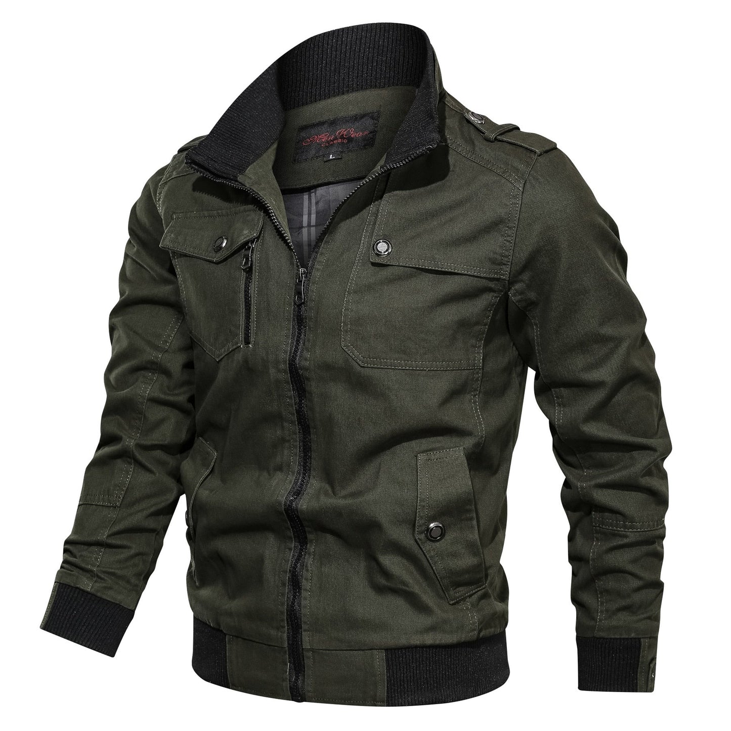 Men's Slim Fit High Collar Winter Jacket