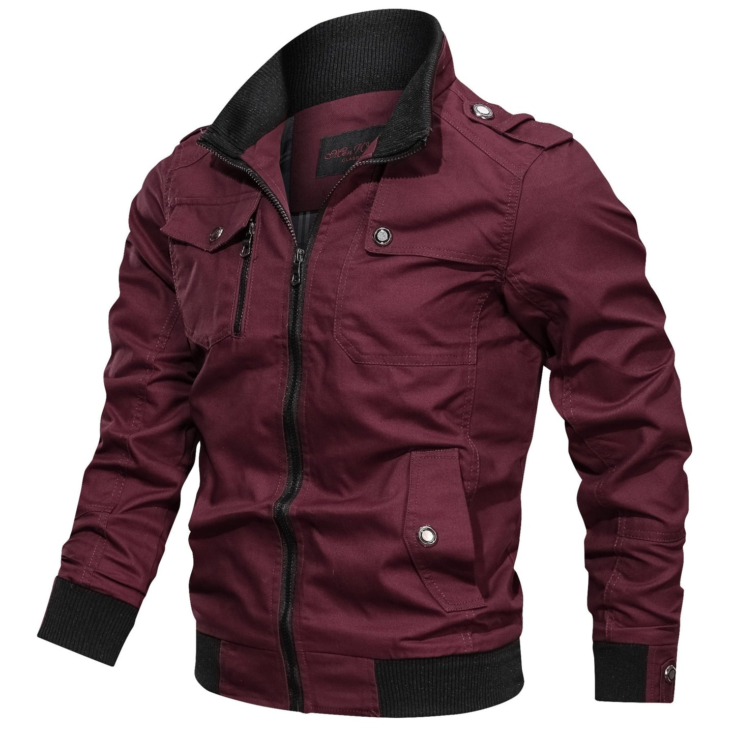 Men's Slim Fit High Collar Winter Jacket