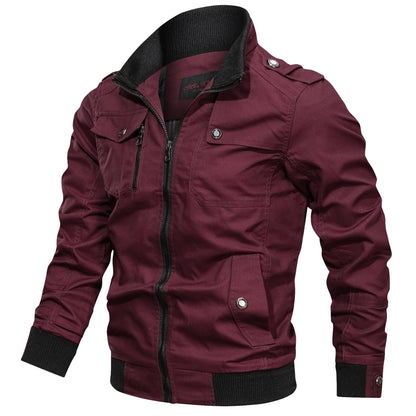 Men's Slim Fit High Collar Winter Jacket