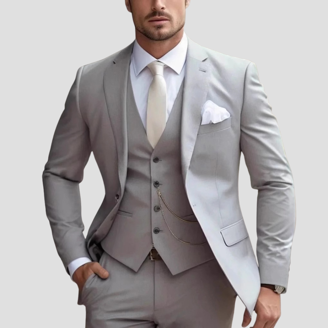 Men's Slim Fit Three Piece Formal Suit