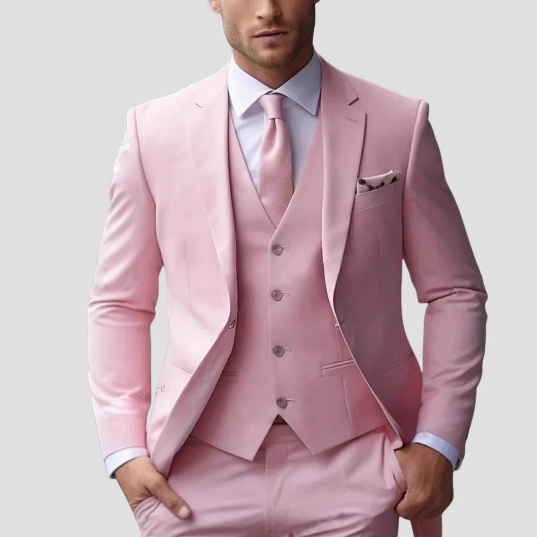 Men's Slim Fit Three Piece Formal Suit