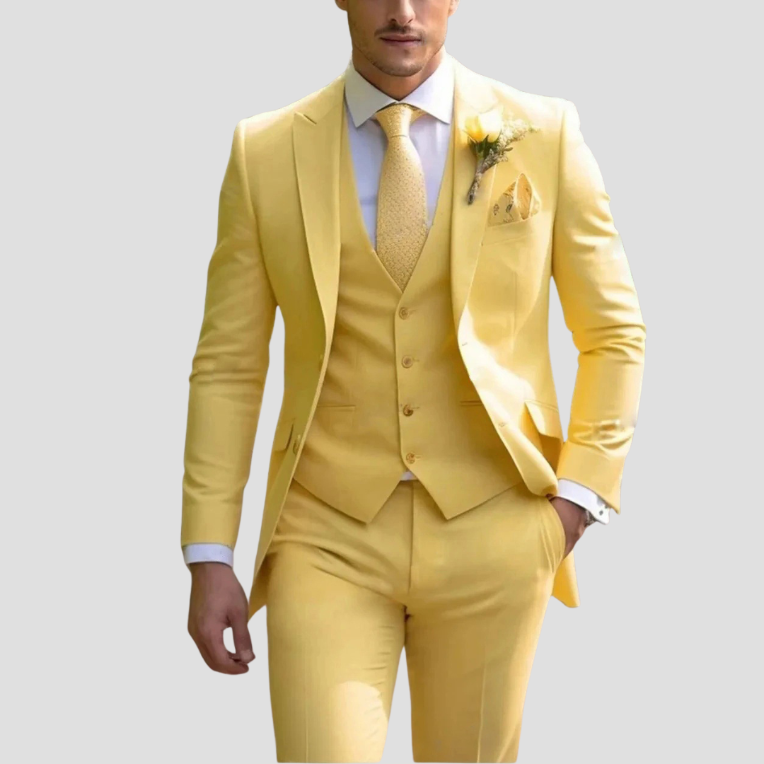 Men's Slim Fit Three Piece Formal Suit