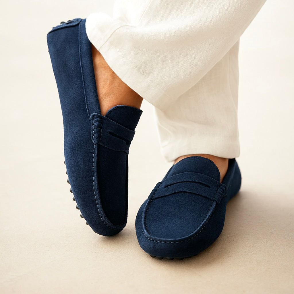 Men's Suede Penny Loafer
