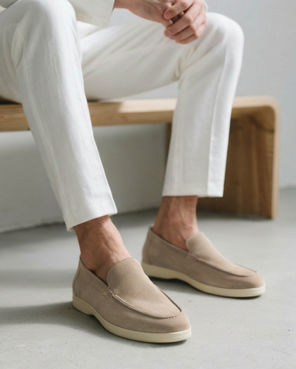 Men's Suede Slip-On Loafers