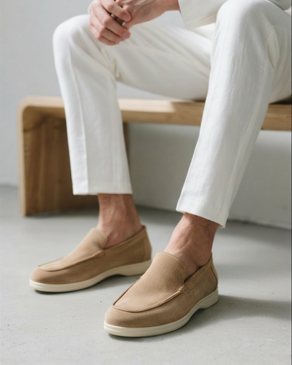 Men's Suede Slip-On Loafers