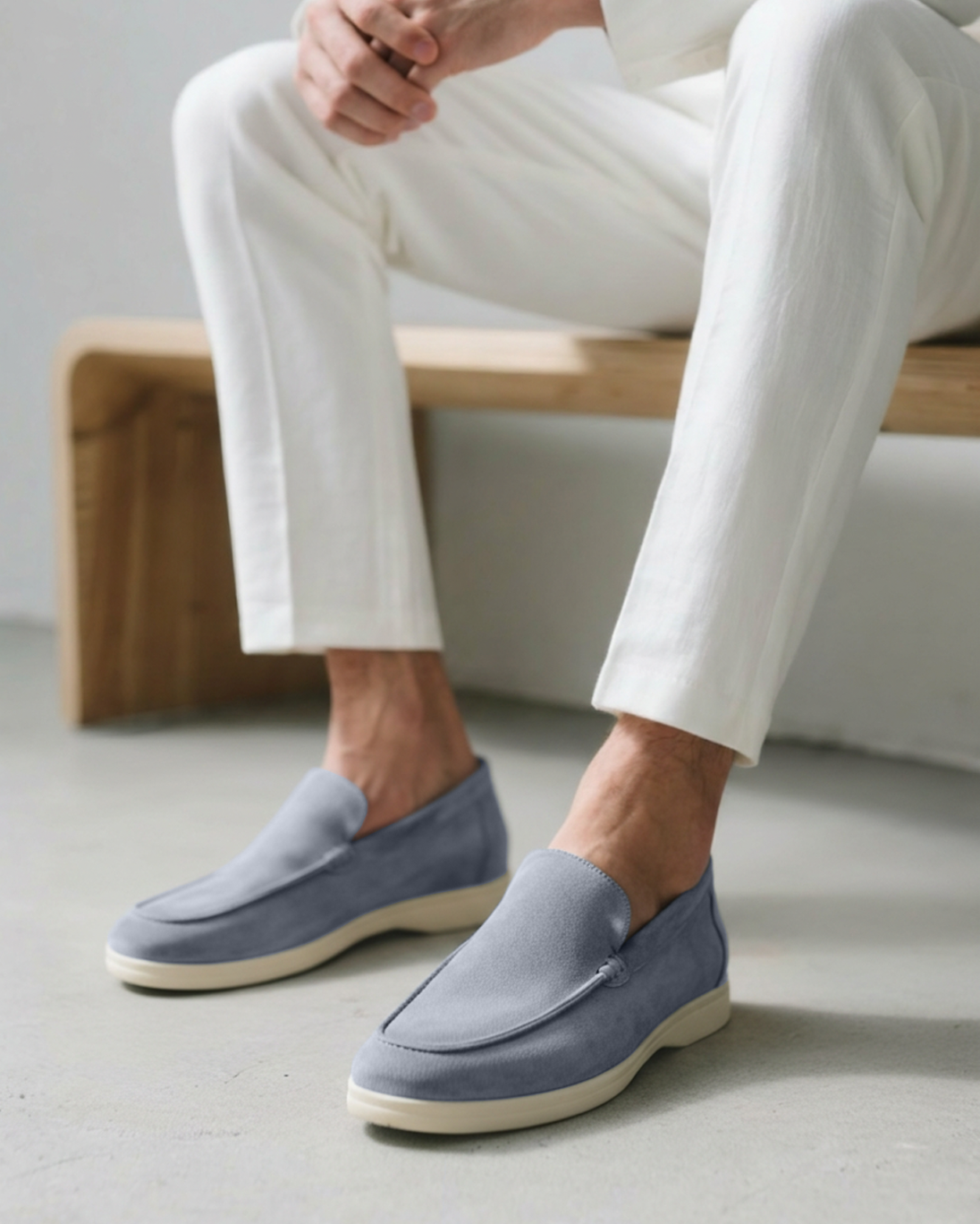 Men's Suede Slip-On Loafers