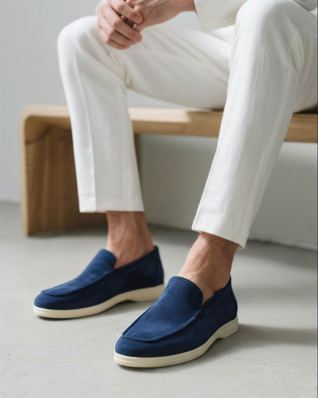Men's Suede Slip-On Loafers