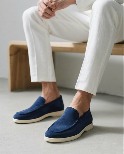 Men's Suede Slip-On Loafers