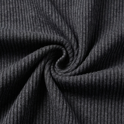 Men's Textured Knitted Henley Shirt