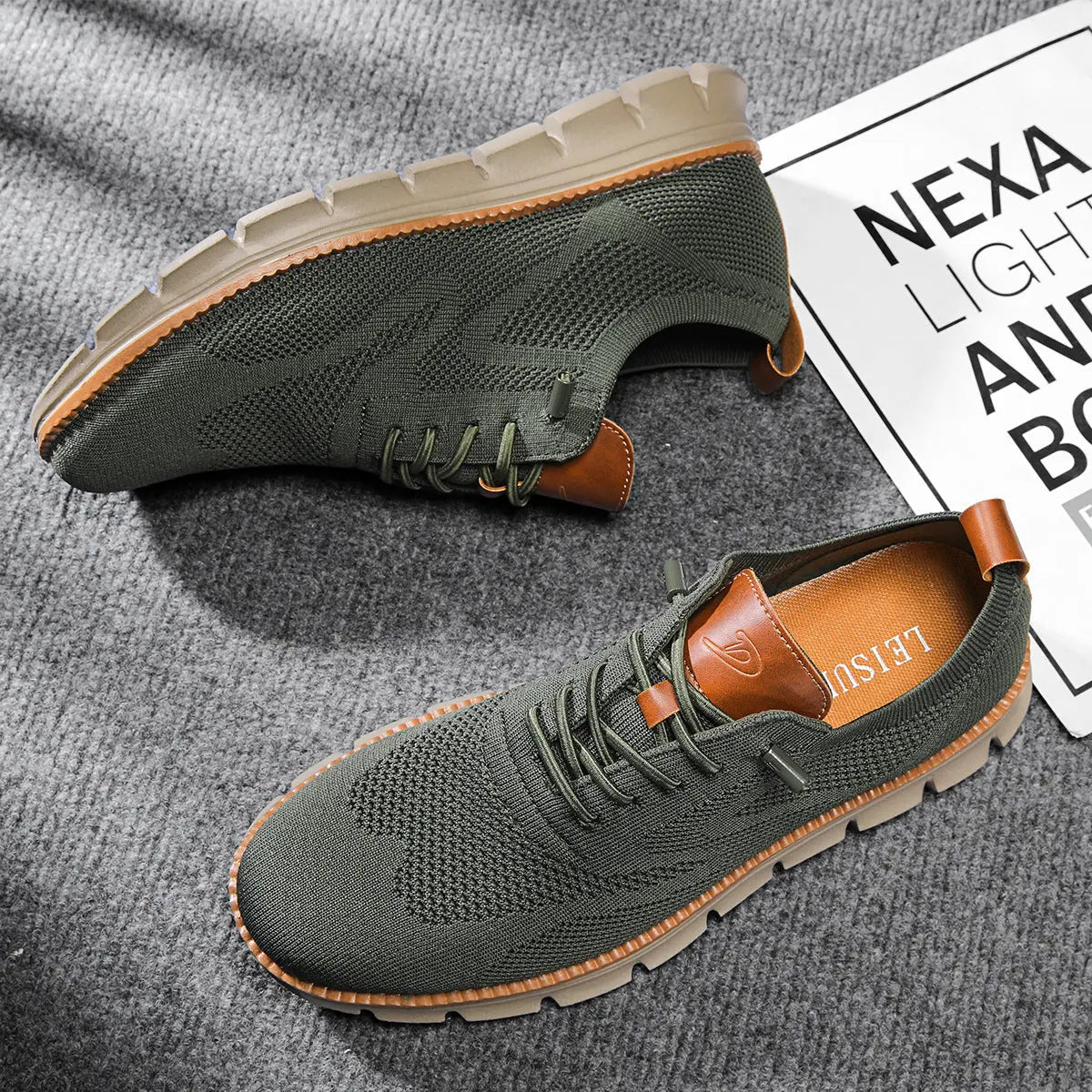 Men's Ultra Cushioned Breathable Knit Sneakers