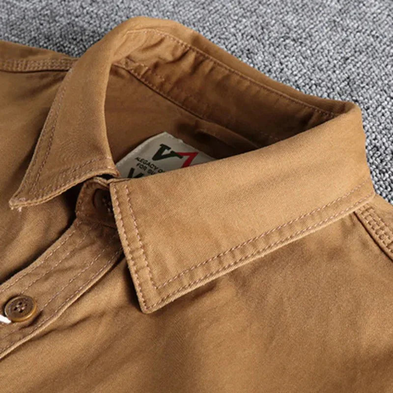Men's Utility Style Casual Shirt