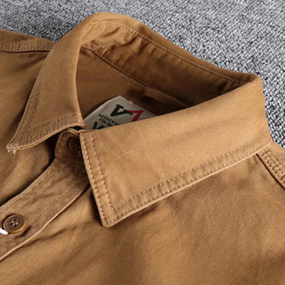 Men's Utility Style Casual Shirt