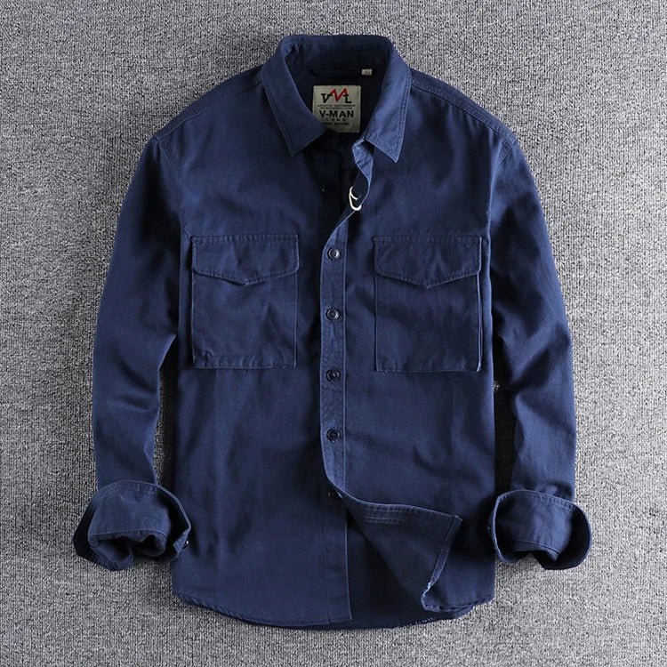 Men's Utility Style Casual Shirt