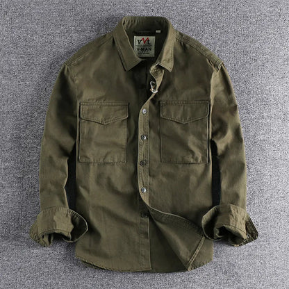 Men's Utility Style Casual Shirt