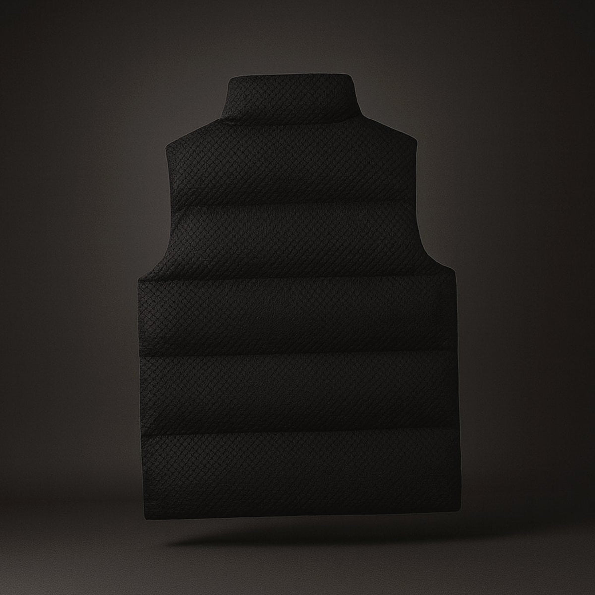 Men's Waterproof High-Neck Puffer Gilet Sleeveless Vest