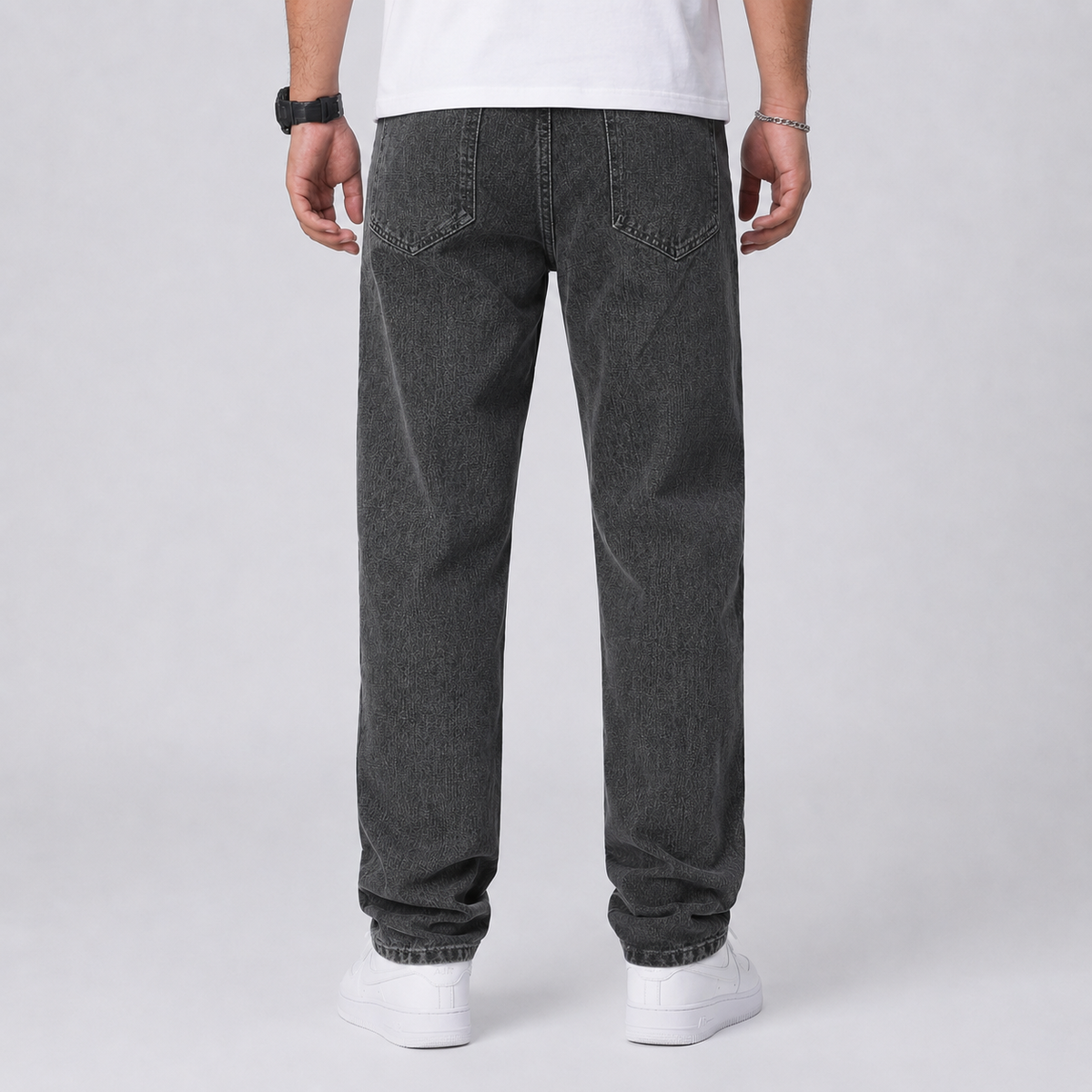 Men's Wide Leg Loose Fit Jeans