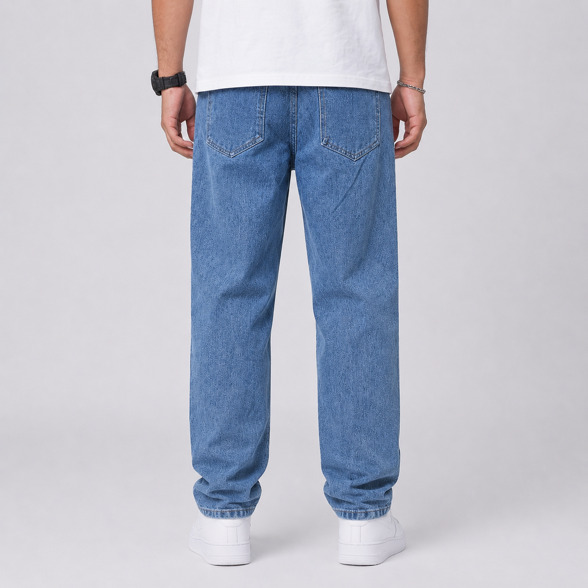 Men's Wide Leg Loose Fit Jeans