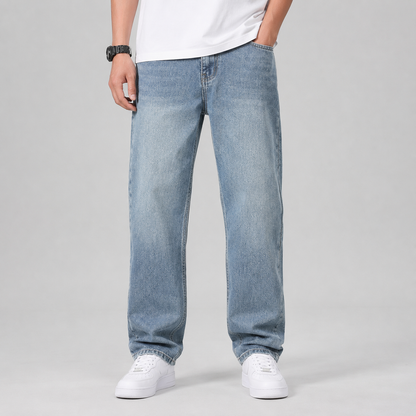 Men's Wide Leg Loose Fit Jeans