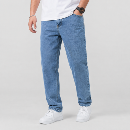 Men's Wide Leg Loose Fit Jeans