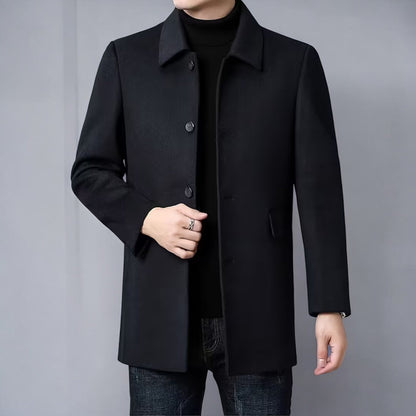 Men's Winter Coat Single-Breasted