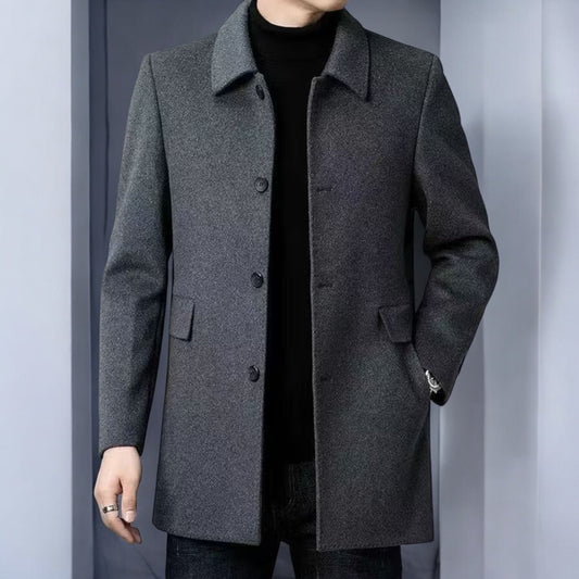 Men's Winter Coat Single-Breasted