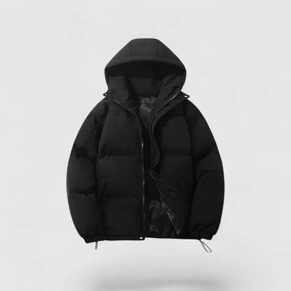 Men’s Hooded Zip Up Winter Puffer Jacket