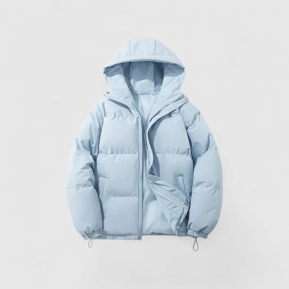 Men’s Hooded Zip Up Winter Puffer Jacket