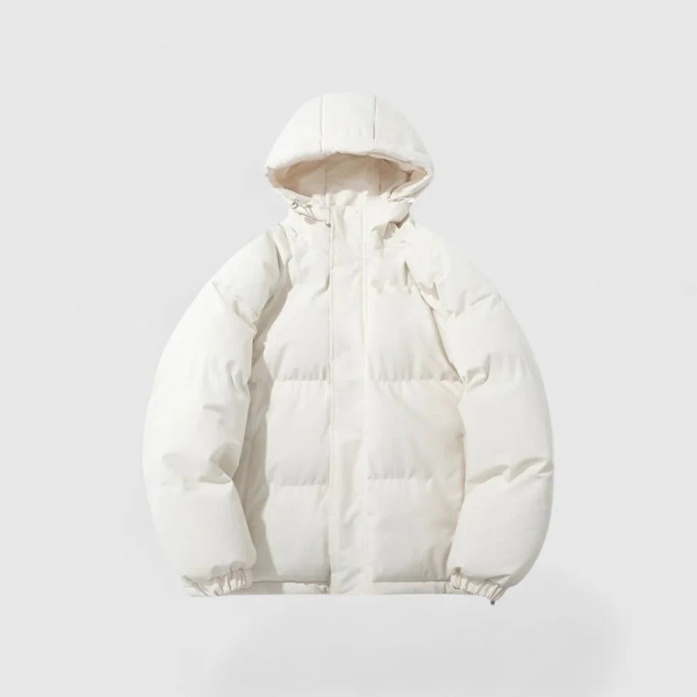 Men’s Hooded Zip Up Winter Puffer Jacket