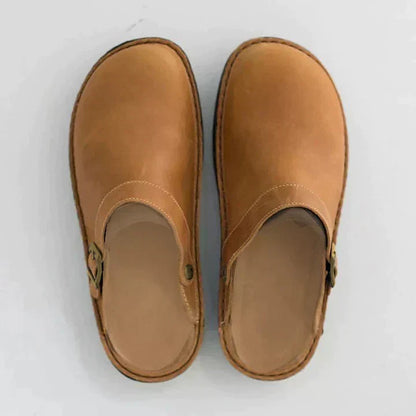 Orthopedic Leather Comfort Clogs
