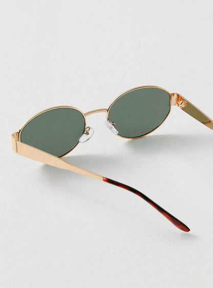 Women's Oval Frame Sunglasses Classic Style