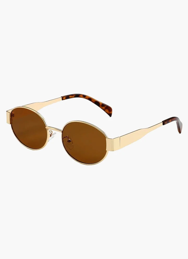 Women's Oval Frame Sunglasses Classic Style