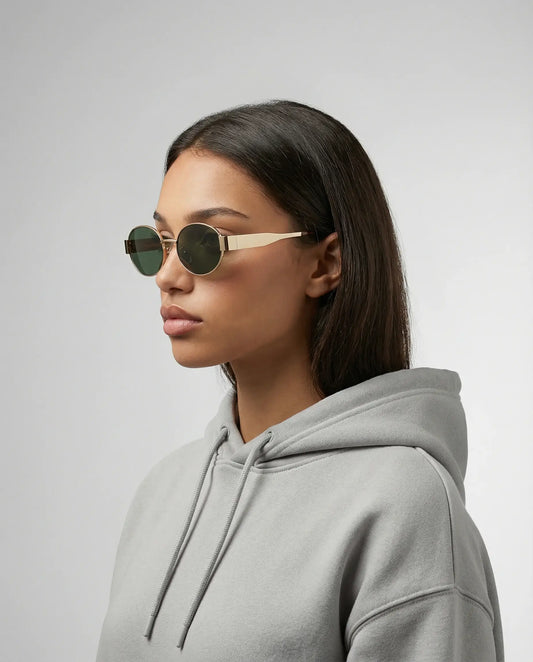 Women's Oval Frame Sunglasses Classic Style