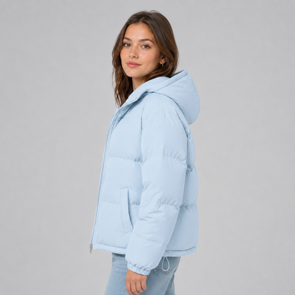 Unisex Hooded Cotton Puffer Jacket