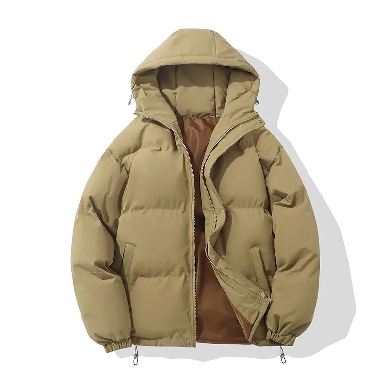 Unisex Hooded Cotton Puffer Jacket