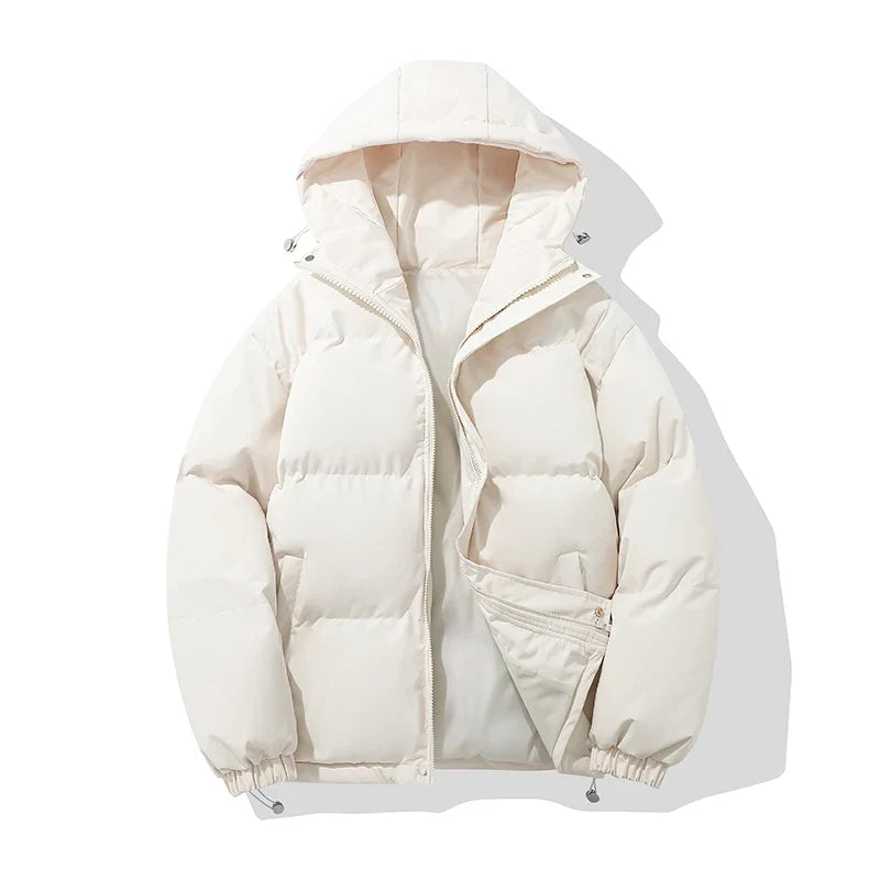 Unisex Hooded Cotton Puffer Jacket