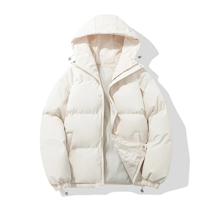 Unisex Hooded Cotton Puffer Jacket