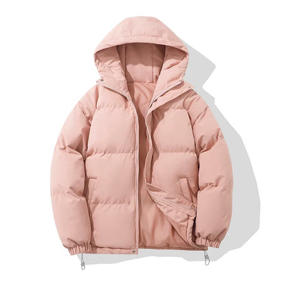 Unisex Hooded Cotton Puffer Jacket