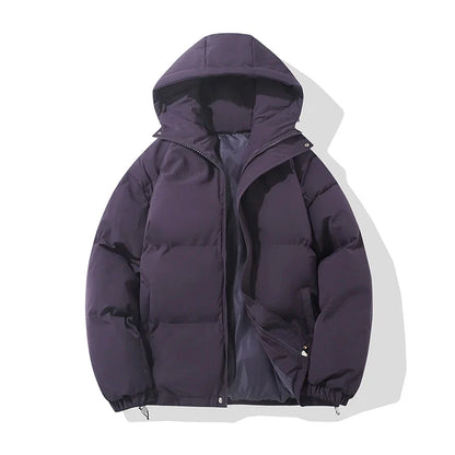 Unisex Hooded Cotton Puffer Jacket