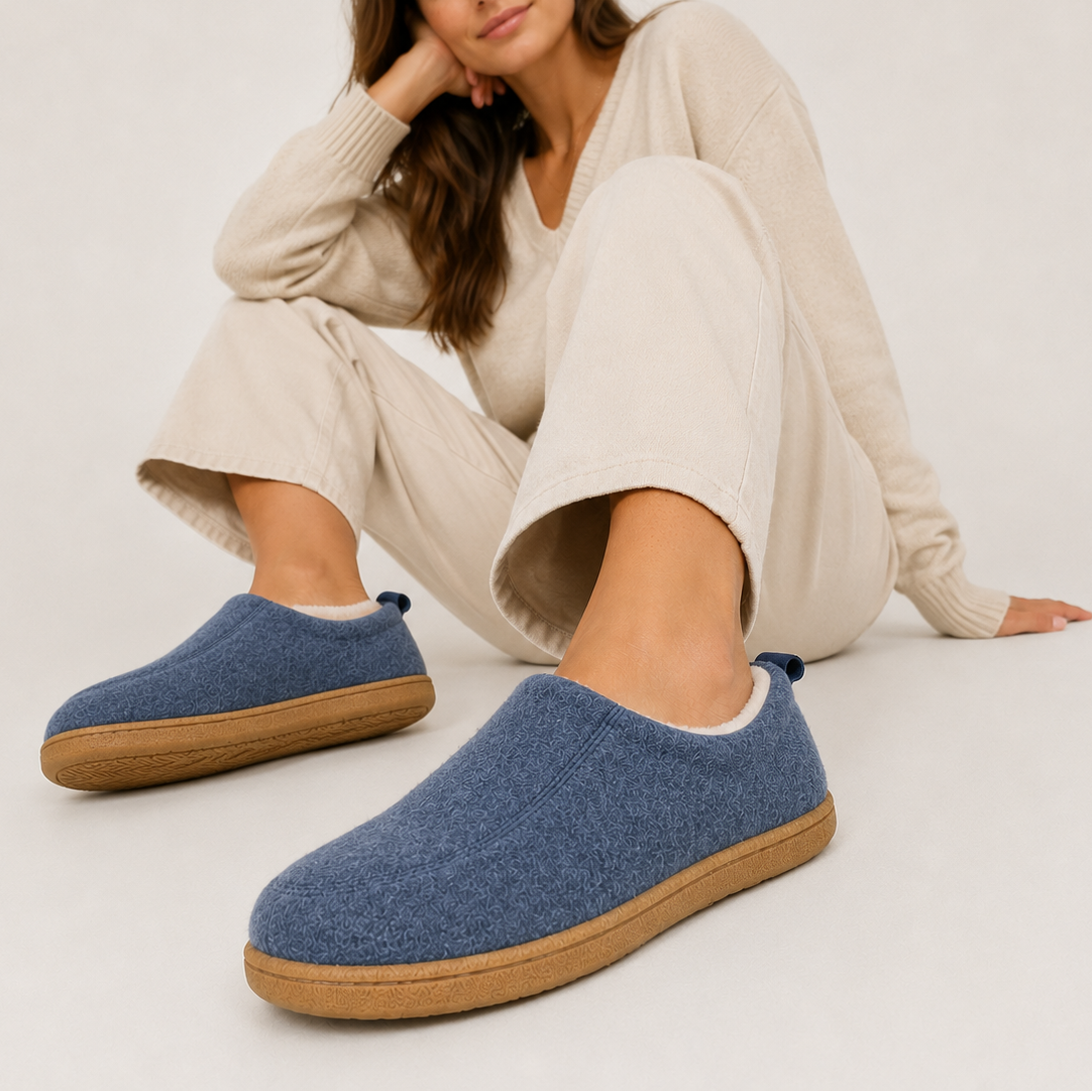 Unisex Orthopedic Slippers with Fleece Lining