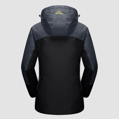 Women's 3-in-1 System Waterproof Fleece Ski Jacket