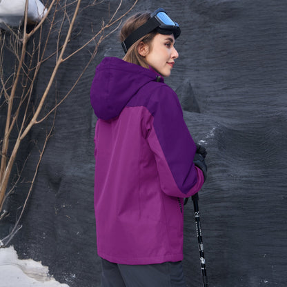 Women's 3-in-1 System Waterproof Fleece Ski Jacket