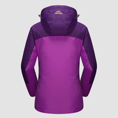 Women's 3-in-1 System Waterproof Fleece Ski Jacket