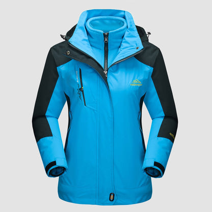 Women's 3-in-1 System Waterproof Fleece Ski Jacket