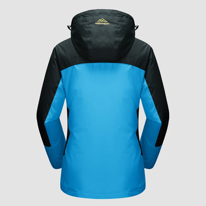 Women's 3-in-1 System Waterproof Fleece Ski Jacket