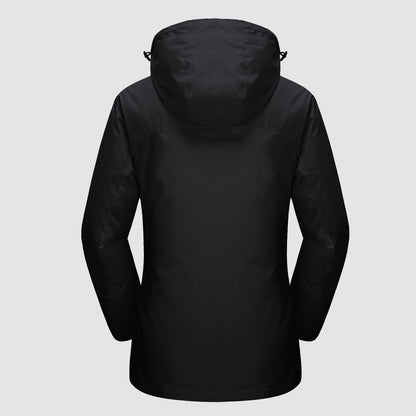Women's 3-in-1 System Waterproof Fleece Ski Jacket