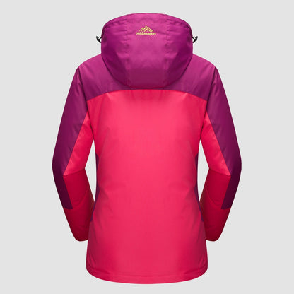 Women's 3-in-1 System Waterproof Fleece Ski Jacket