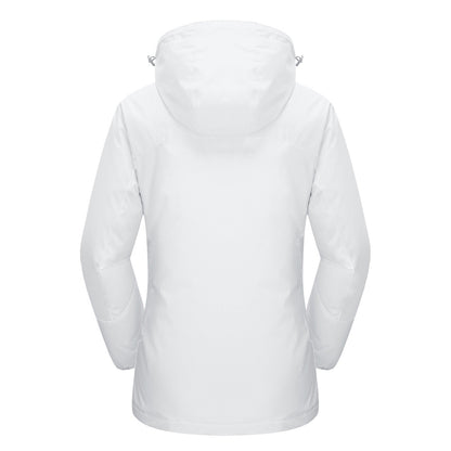 Women's 3-in-1 System Waterproof Fleece Ski Jacket