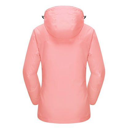 Women's 3-in-1 System Waterproof Fleece Ski Jacket