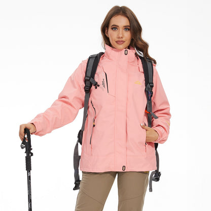 Women's 3-in-1 System Waterproof Fleece Ski Jacket